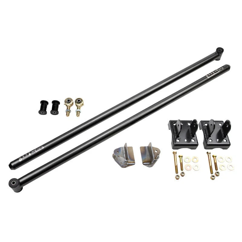 Wehrli 14-18 GM 1500 Truck RCLB/CCSB/SCSB Traction Bar 60in Long - Gloss Black - Main Product View