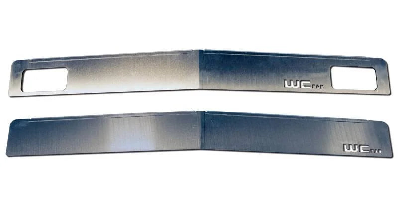 Wehrli 15-19 Chevrolet 2500/3500 Front Bumper Valance Filler Panel Kit w/Tow Hooks - Raw Finish - Side View