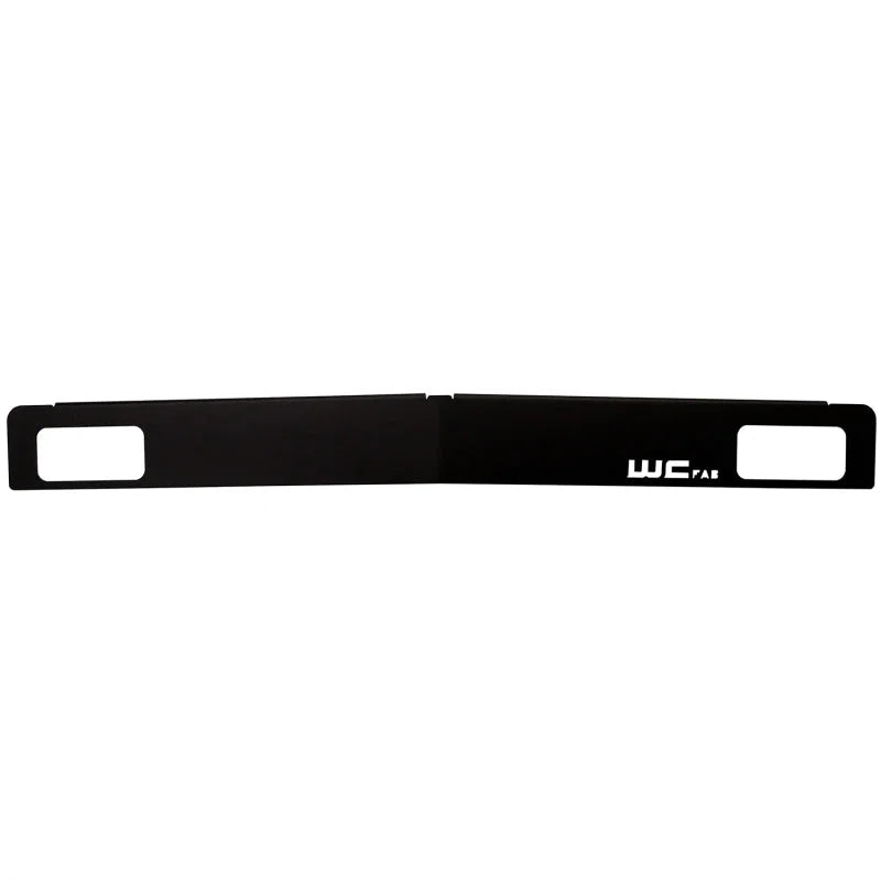 Wehrli 15-19 Chevrolet 2500/3500 Front Bumper Valance Filler Panel Kit w/Tow Hooks - Texture Black - Main Product View