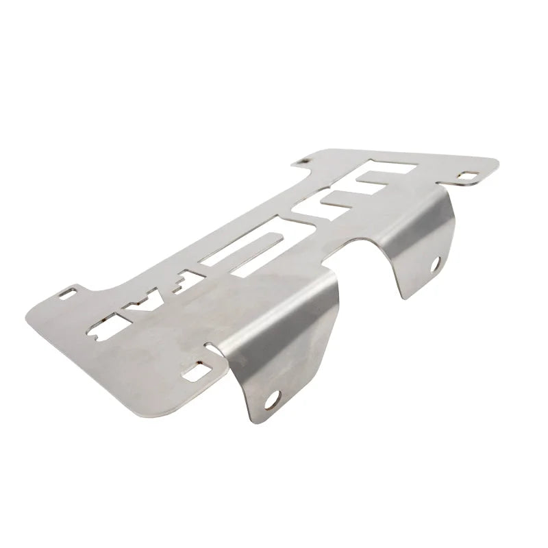 Wehrli 15-19 Chevy HD Lower Valance Filler Panel License Plate Mount Bracket - Detail View