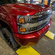 Load image into Gallery viewer, Wehrli 15-19 GM 2500/3500 HD Bumper Spacer Kit - 3/8in - Installation View