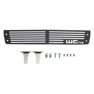 Wehrli 15-19 GMC Sierra 6.6L LML/L5P Duramax Bumper Grille - Fine Texture Black Powder Coat Finish - Main Product View
