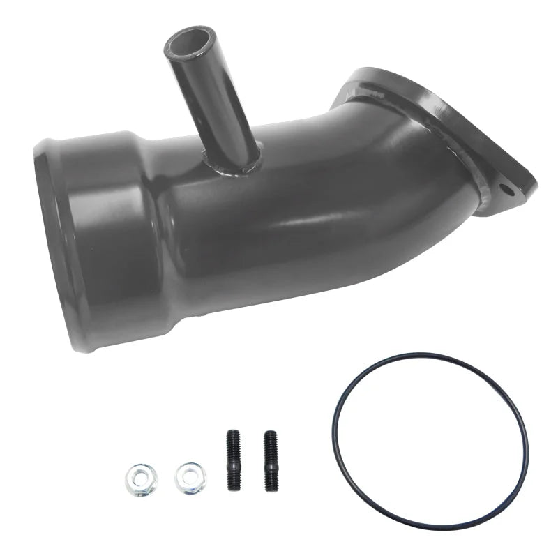 Wehrli 17-19 Chevrolet 6.6L L5P Duramax 3.5in Intake Horn w/PCV Port - Bengal Blue - Main Product View