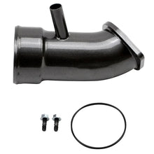 Load image into Gallery viewer, Wehrli 17-19 Chevrolet 6.6L L5P Duramax 3.5in Intake Horn w/PCV Port - Gloss White - Side View