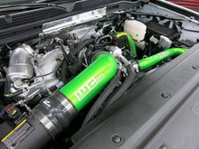 Load image into Gallery viewer, Wehrli 17-19 Chevrolet 6.6L L5P Duramax 4in Intake Pipe (Use w/OEM Air Box) - Gloss Black - Back View