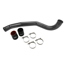 Load image into Gallery viewer, Wehrli 17-19 Chevrolet 6.6L L5P Duramax Driver Side 3in Intercooler Pipe - Gloss Black - Side View