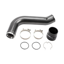 Load image into Gallery viewer, Wehrli 17-19 Chevrolet 6.6L L5P Duramax Passenger Side 3.5in Intercooler Pipe - Gloss White - Main Product View