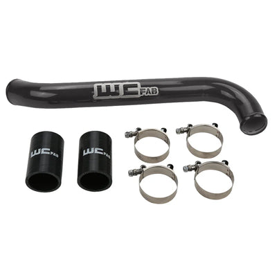 Wehrli 17-19 Chevrolet 6.6L L5P Duramax Upper Coolant Pipe - Bengal Blue - Main Product View