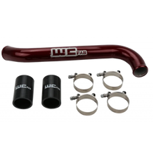 Load image into Gallery viewer, Wehrli 17-19 Chevrolet 6.6L L5P Duramax Upper Coolant Pipe - Cat Yellow - Back View