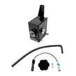 Load image into Gallery viewer, Wehrli 17-19 Chevrolet L5P Duramax Twin Turbo Style Coolant Tank Kit - Gloss Black - Main Product View
