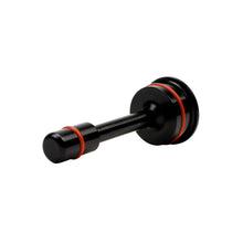 Load image into Gallery viewer, Wehrli 17-19 L5P Duramax Billet Anodized Transmission Cooler Thermostat Bypass Plug - Back View