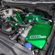 Load image into Gallery viewer, Wehrli 17-24 6.7L Power Stroke Coolant Tank and Battery Box Kit - Gloss Black - Back View