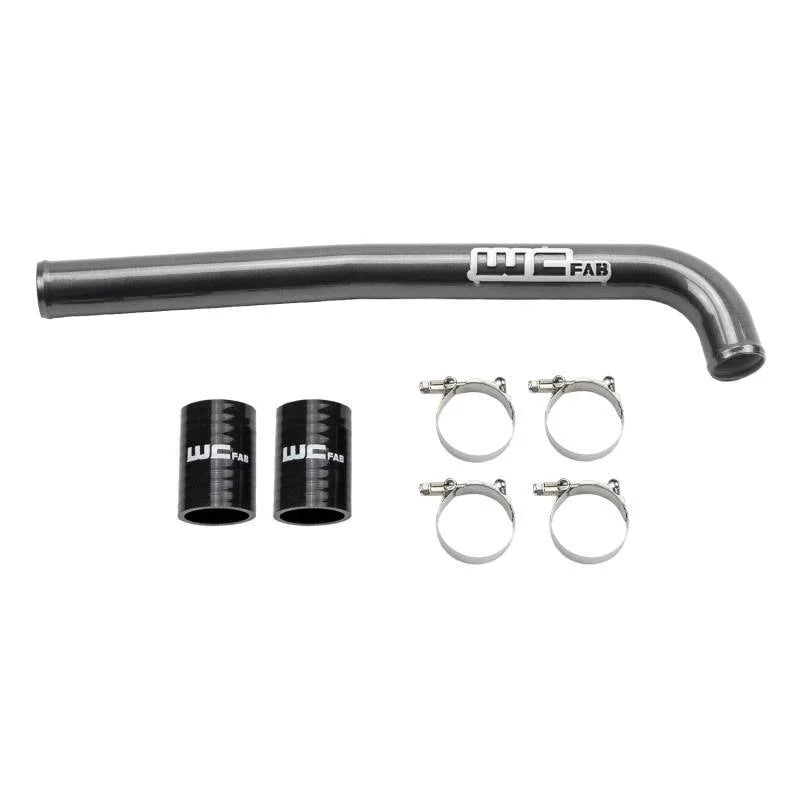 Wehrli 19-23 6.7L Cummins High Output (HO) Upper Coolant Pipe - Illusion Blueberry - Main Product View