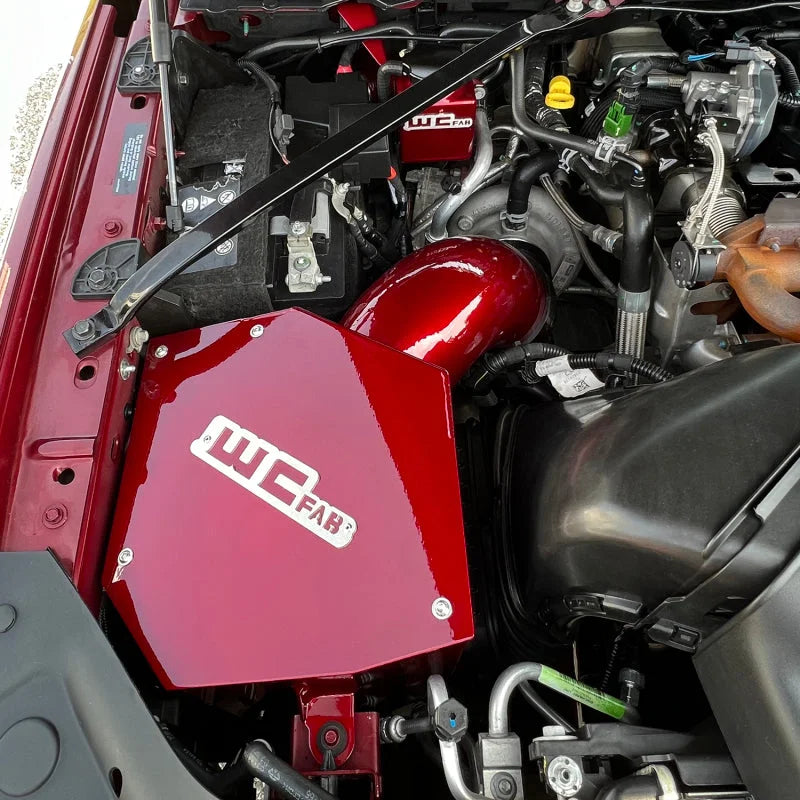 Wehrli 19-23 Cummins 6.7L 5in Intake Kit - Sparkle Copper - Side View