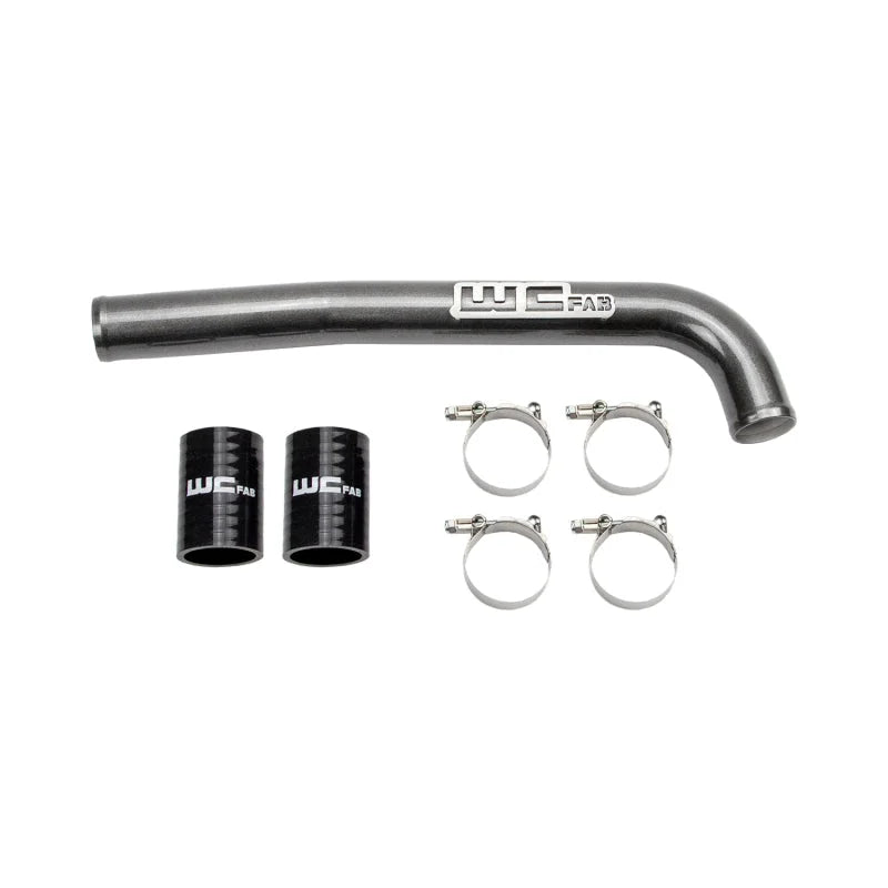 Wehrli 19-23 Ram Cummins 6.7L Upper Coolant Pipe - Kiwi Green - Main Product View