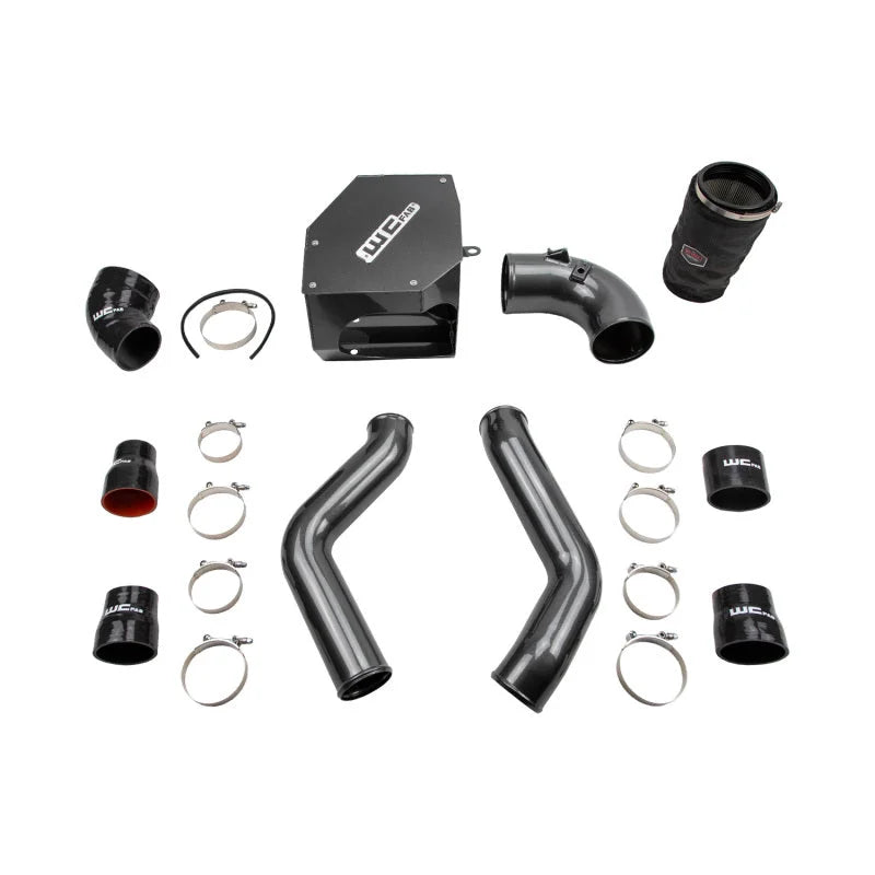 Wehrli 19-24 6.7L Cummins Stage 2 High Flow Intake Bundle - Gloss White - Main Product View