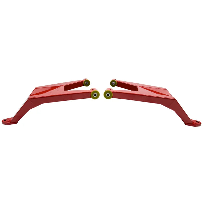 Wehrli 19+ Honda Talon X High Clearance Lower Boxed A-Arm Kit - Talon Red - Side View
