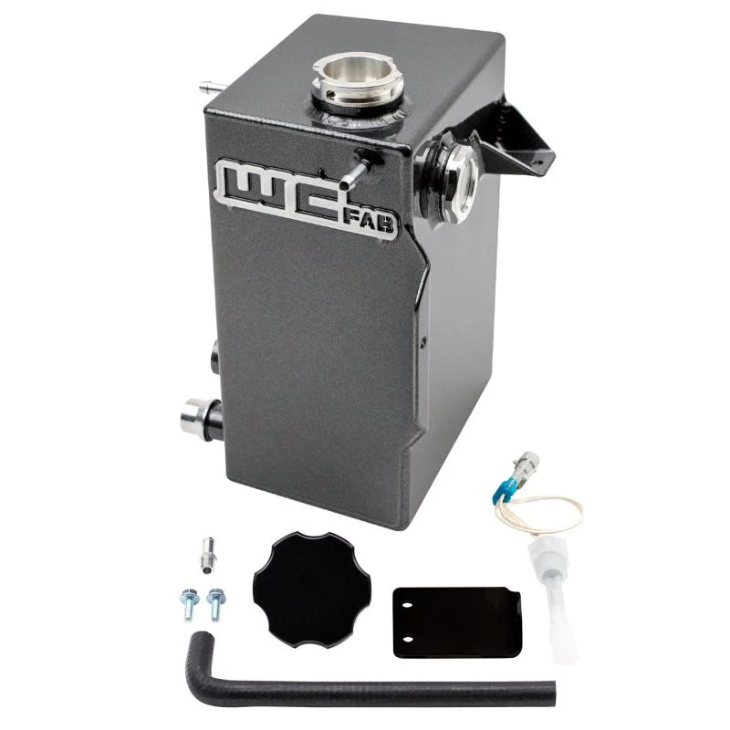 Wehrli 20-24 Chevrolet-GMC 6.6L L5P Duramax OEM Placement Coolant Tank Kit - Gloss Black - Side View