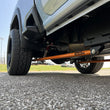 Load image into Gallery viewer, Wehrli 20-24 Chevy &amp; GMC Duramax RCLB/CCSB/ECSB 60in. Traction Bar Kit - Illus Purple - Side View