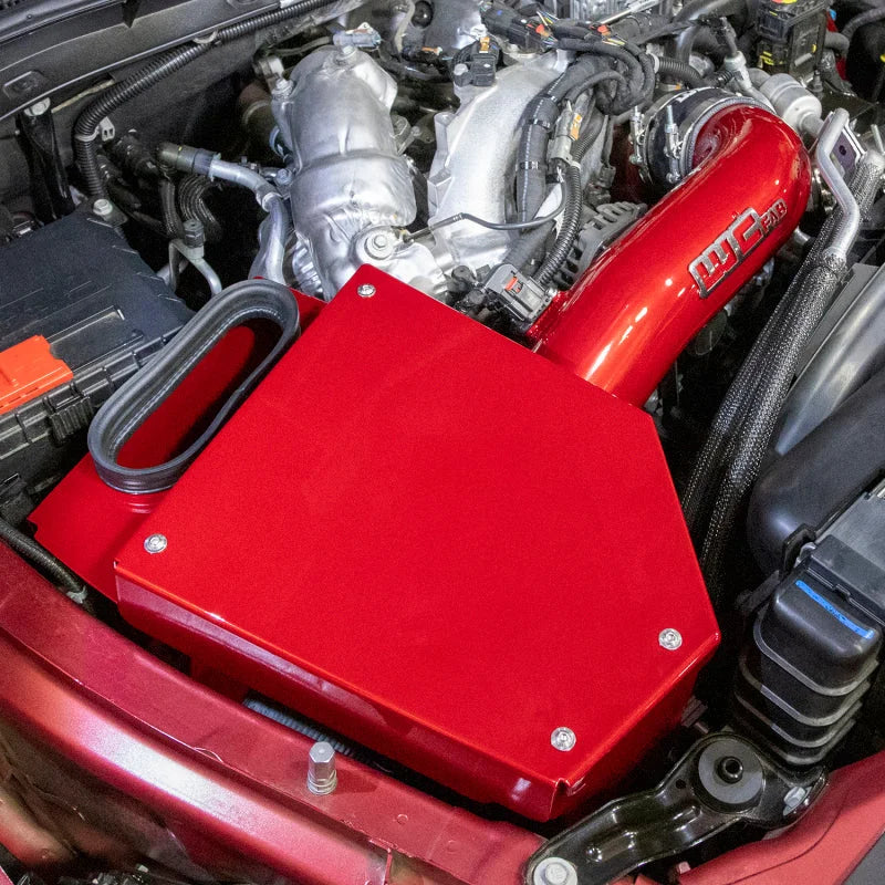 Wehrli 20-24 Duramax L5P 4in. Stage 2 Intake Kit - Bengal Silver - Side View