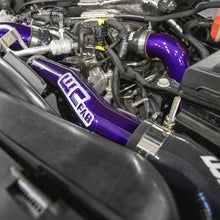 Load image into Gallery viewer, Wehrli 20-24 Duramax L5P Upper Coolant Pipe - Sparkle Bomber Orange - Installation View