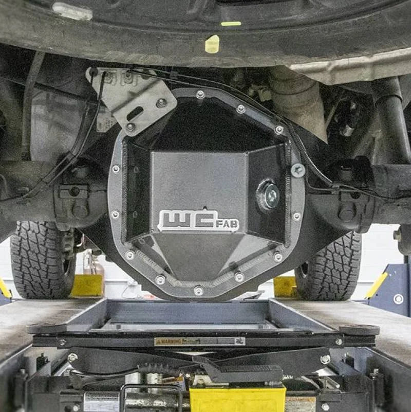 Wehrli 20-24 GM Duramax - 19-22 Ram HD Rear Differential Cover - Candy Red - Installation View