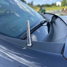 Load image into Gallery viewer, Wehrli 20-25 Chevy Silverado Billet TIG Torch Stubby Antenna - Raw Aluminum - Side View