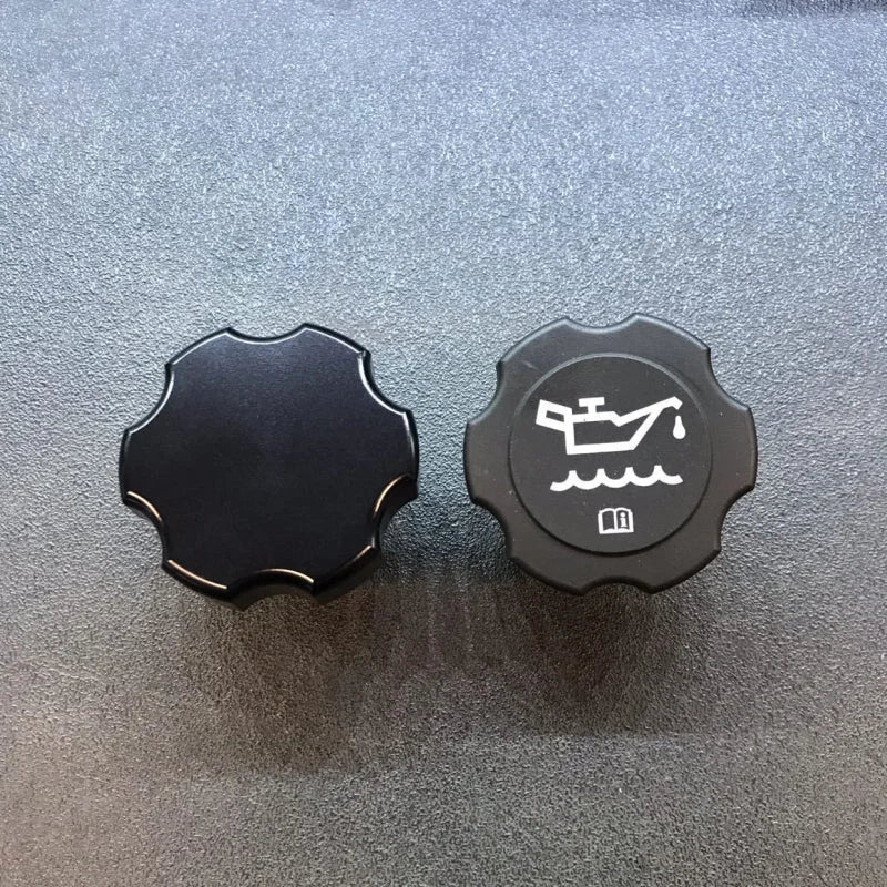 Wehrli 2001+ GM Duramax LB7/LLY/LBZ/LMM/LML/L5P Billet Oil Fill Cap - Black Anodized - Side View