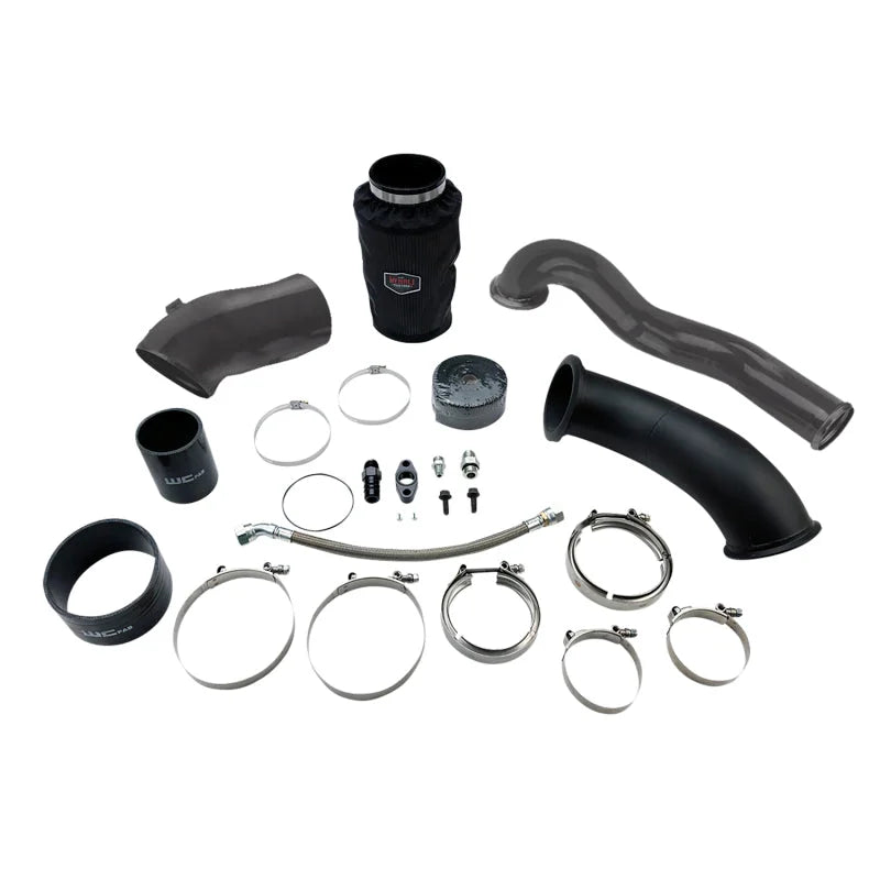 Wehrli 2004.5-07 Cummins 5.9L S400 High Mnt Turbo 2nd Gen Swap Kit - Gun Metal - Main Product View