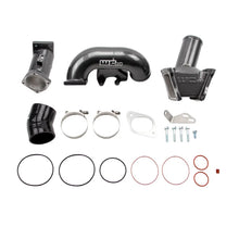 Load image into Gallery viewer, Wehrli 2007.5-2010 LMM Duramax High Flow 3in Y-Bridge Kit- Gloss Black - Main Product View