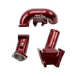 Load image into Gallery viewer, Wehrli 2007.5-2010 LMM Duramax High Flow 3in Y-Bridge Kit- WCFab Red - Installation View