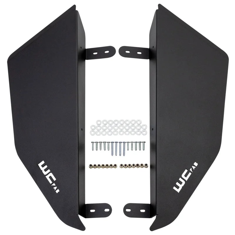 Wehrli 2019+ Honda Talon 1000X/R Front Lower Door Kit - Talon Blue - Back View
