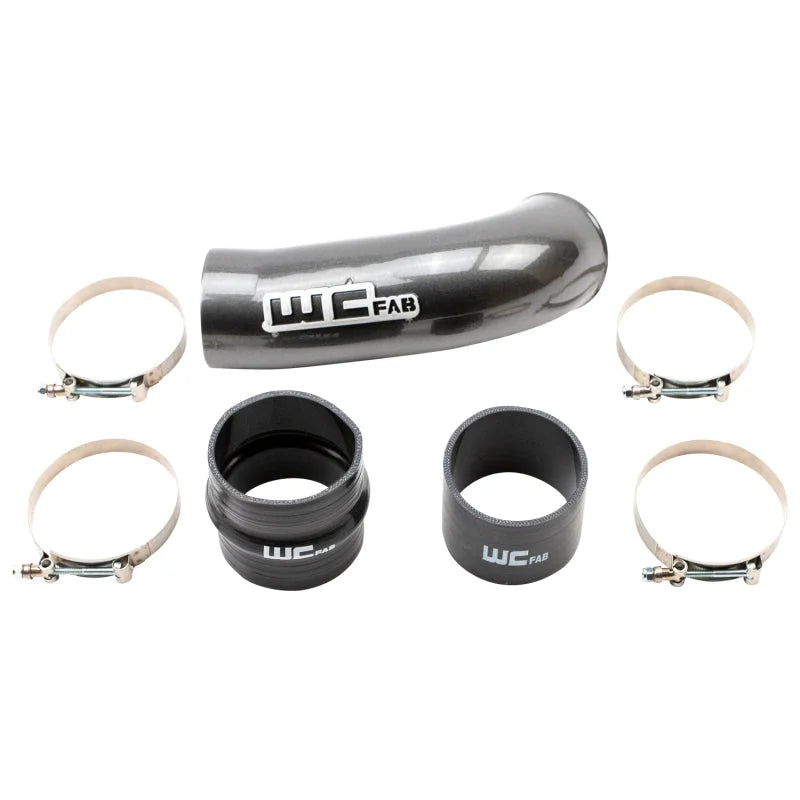 Wehrli 2020-2024 Chevrolet 6.6L L5P Duramax 4in Intake Pipe (Use w/OEM Air Box) - Bengal Red - Main Product View