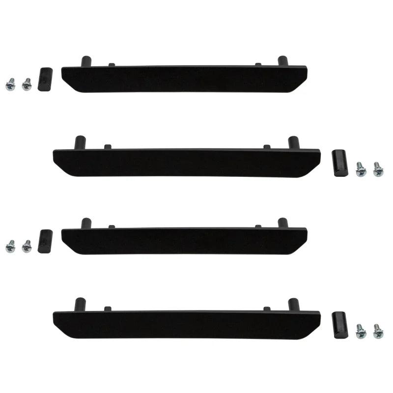 Wehrli 2020+ GMC 2500/3500HD Fender Flare Marker Light Delete Kit w/o Logo - Fine Texture Black - Main Product View