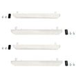 Load image into Gallery viewer, Wehrli 2020+ GMC 2500/3500HD Fender Flare Marker Light Delete Kit w/o Logo - Raw Finish - Main Product View