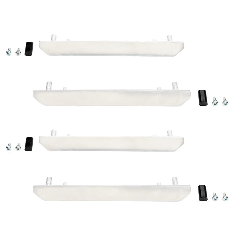 Wehrli 2020+ GMC 2500/3500HD Fender Flare Marker Light Delete Kit w/o Logo - Raw Finish - Main Product View