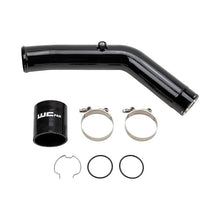 Load image into Gallery viewer, Wehrli 23-24 Ford 6.7L HO Power Stroke 3in Hot Side Intercooler Pipe - Gloss Black - Main Product View