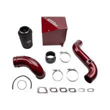 Load image into Gallery viewer, Wehrli 4in Intake Kit Stage 2 WCFab Red fits 2011-2016 Chevrolet Silverado 2500 / 2011-2016 Chevrolet Silverado 3500 / 201...