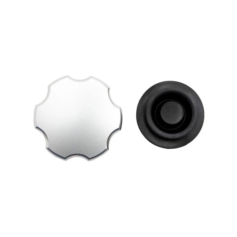 Wehrli 99-24 GM 1500/2500/3500 Billet Aluminum Brake Master Cylinder Cap - Clear Anodized - Main Product View