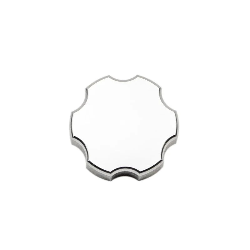 Wehrli 99-24 GM 1500/2500/3500 Billet Aluminum Brake Master Cylinder Cap - Clear Anodized - Side View
