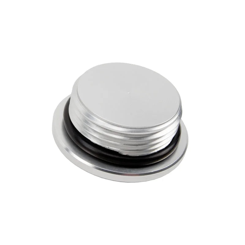 Wehrli Billet ORB Fill Plug for WCFab Rear Differential Covers - Clear Anodized - Side View