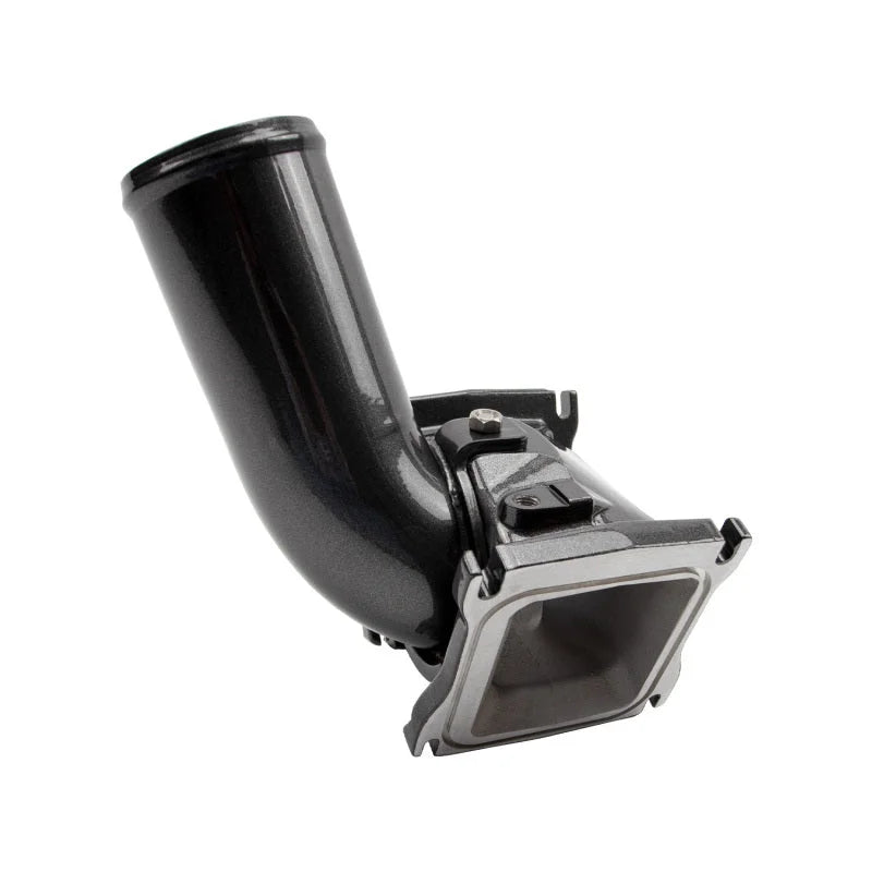 Wehrli Duramax LBZ/LMM 3in. Y-Bridge (Bridge Only) - Raw Finish - Back View