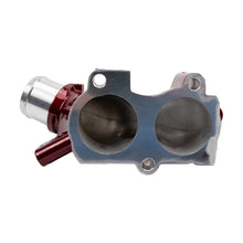 Load image into Gallery viewer, Wehrli L5P Duramax Thermostat Housing - WCFab Red - Installation View