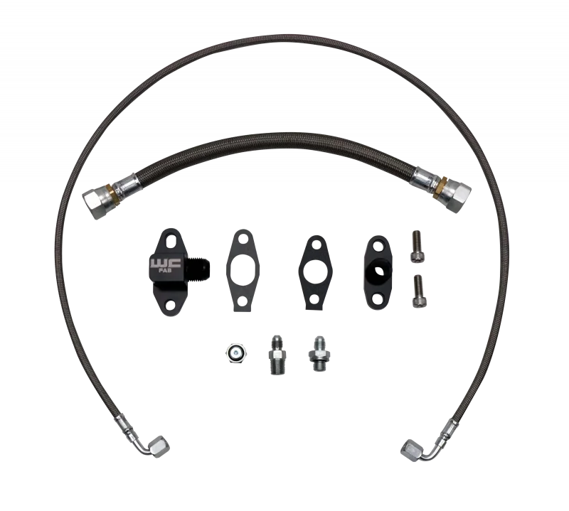 Wehrli LB7/LLY/LBZ/LMM/LML Duramax S400 Single Turbo Oil Line Kit