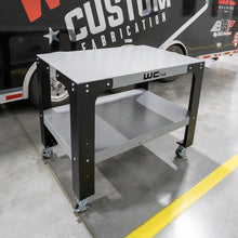 Load image into Gallery viewer, Wehrli Modular Steel Work Bench Top/Shelf Kit, 32in. x 48in. x .120in. Thick, BOTH Grey - Main Product View