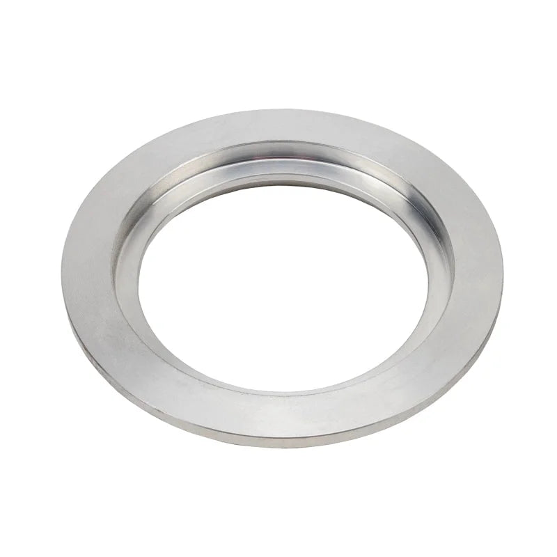 Wehrli S400 SXE / Race Cover Turbo Compressor Outlet Billet Aluminum Flange - Side View