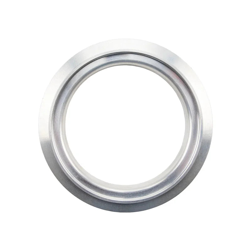 Wehrli S400 Turbo Compressor Outlet for 3.5in. Pipe Billet Aluminum Flange - Back View