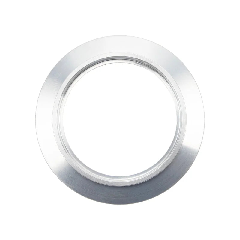 Wehrli S400 Turbo Compressor Outlet for 3in. Pipe Billet Aluminum Flange - Side View