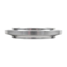 Load image into Gallery viewer, Wehrli S400 Turbo Compressor Outlet for 3in. Pipe Billet Aluminum Flange - Back View
