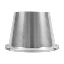 Load image into Gallery viewer, Wehrli VGT Compressor Outlet Cone to 3in. V-Band Flange Billet Aluminum Flange - Side View